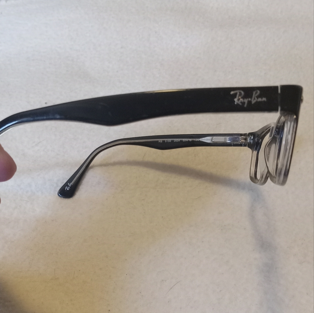 2 Pairs Of Ray-Ban Black Eyeglasses Frame